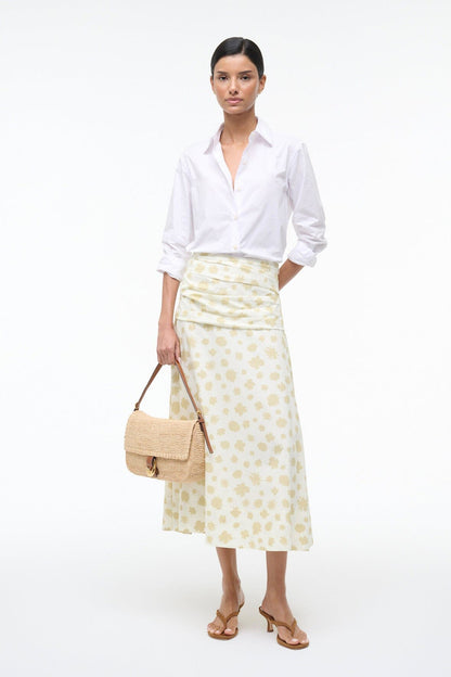 Sol Skirt Meringue Ditsy | STAUD Top Pick