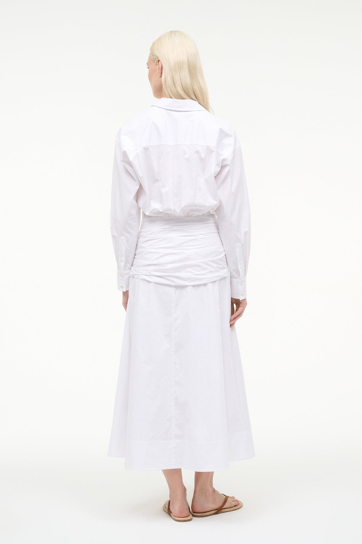 Indya Dress White | STAUD New
