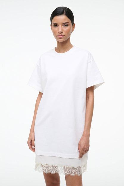 Grier Dress Ivory | STAUD Trending