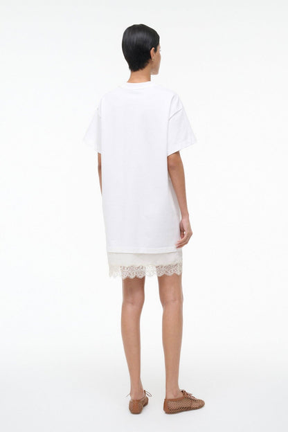 Grier Dress Ivory | STAUD Trending