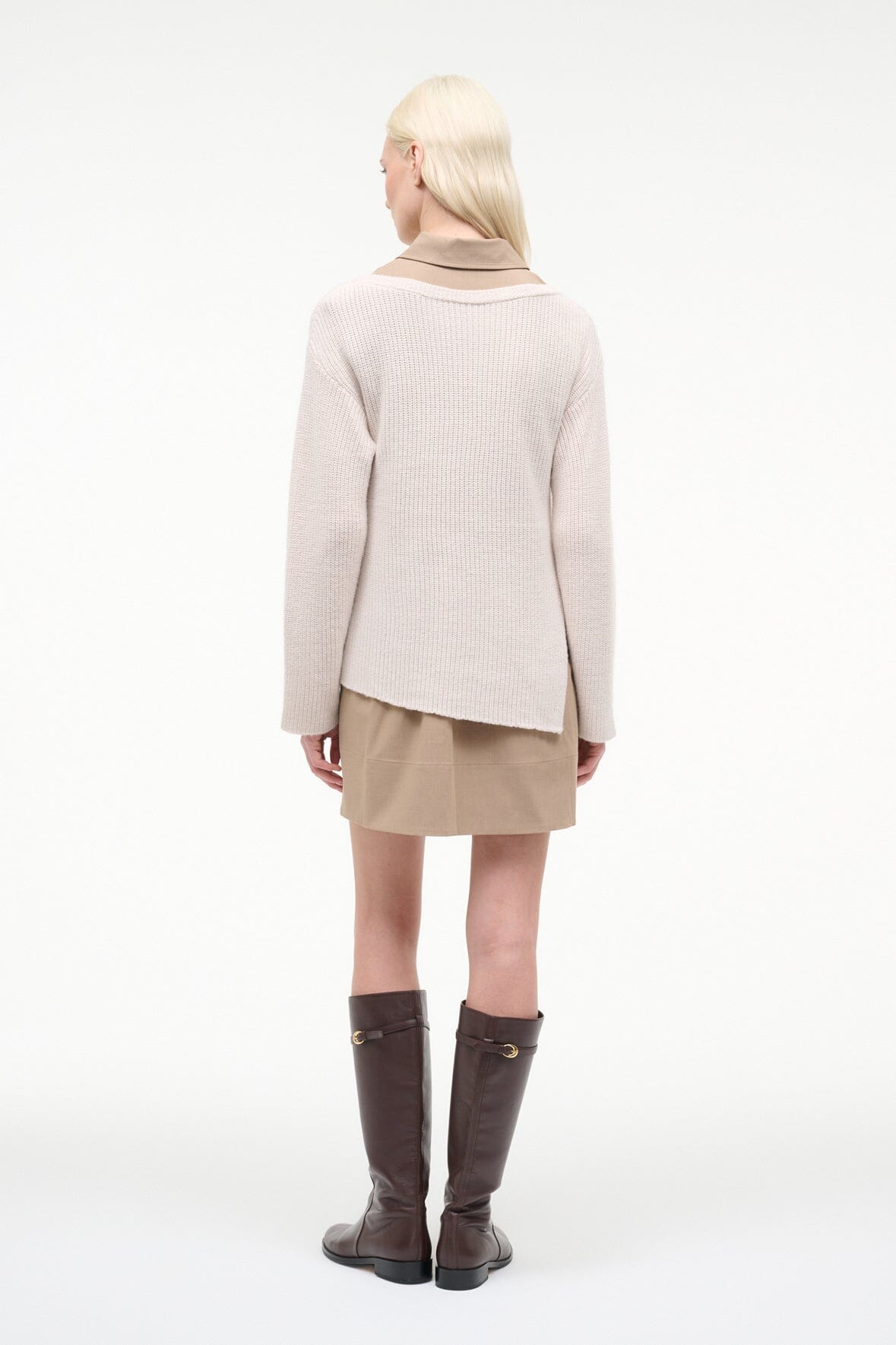Dane Dress Barley Ivory | STAUD Hot Sale