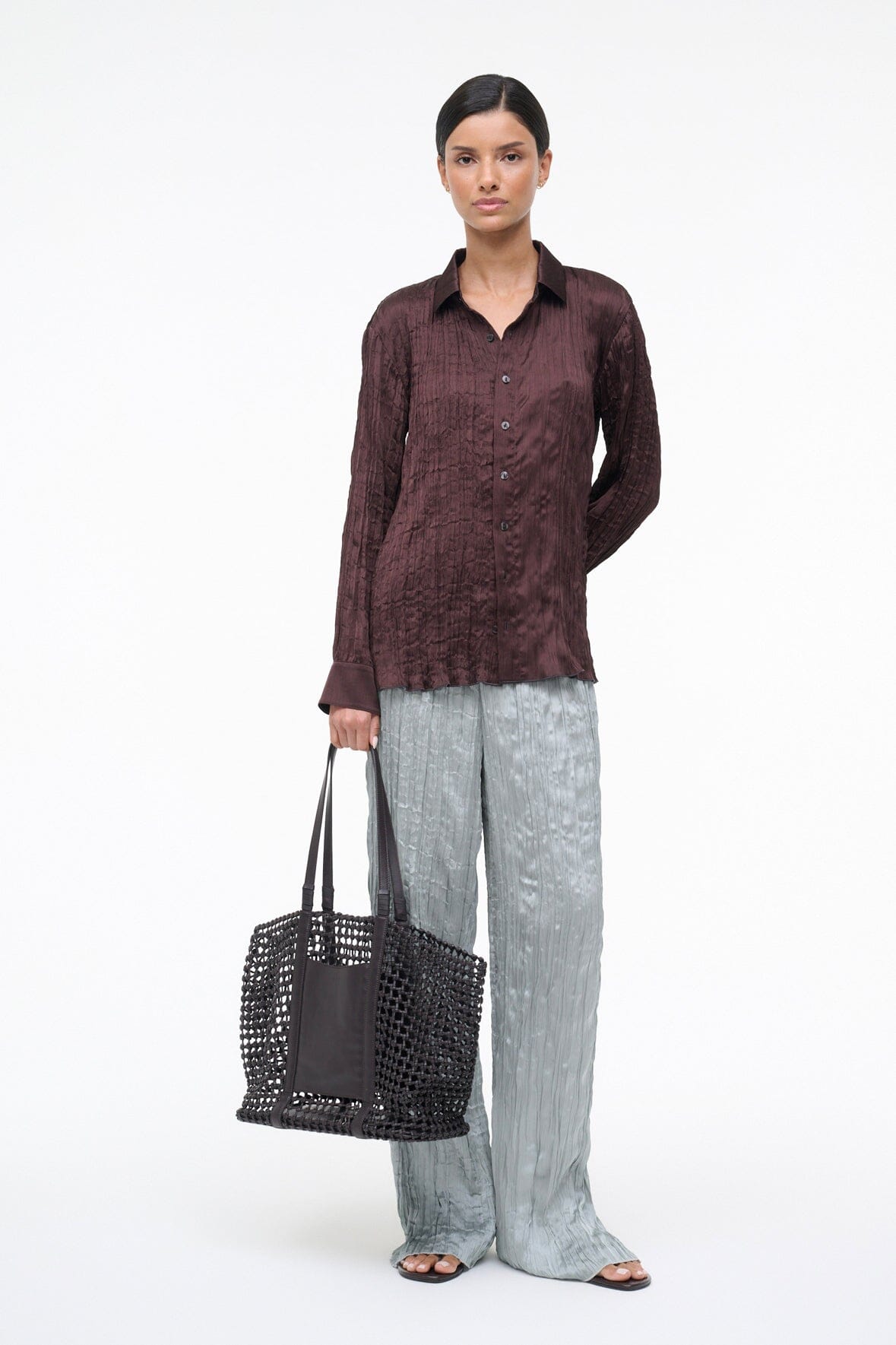 Suki Shirt Earth | STAUD Everyday