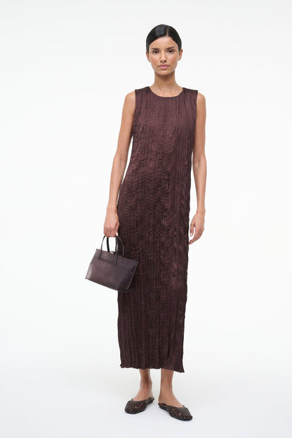 Mizu Dress Earth | STAUD Signature