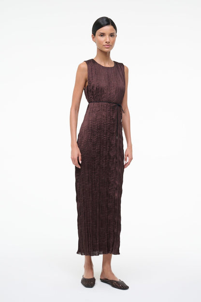 Mizu Dress Earth | STAUD Signature