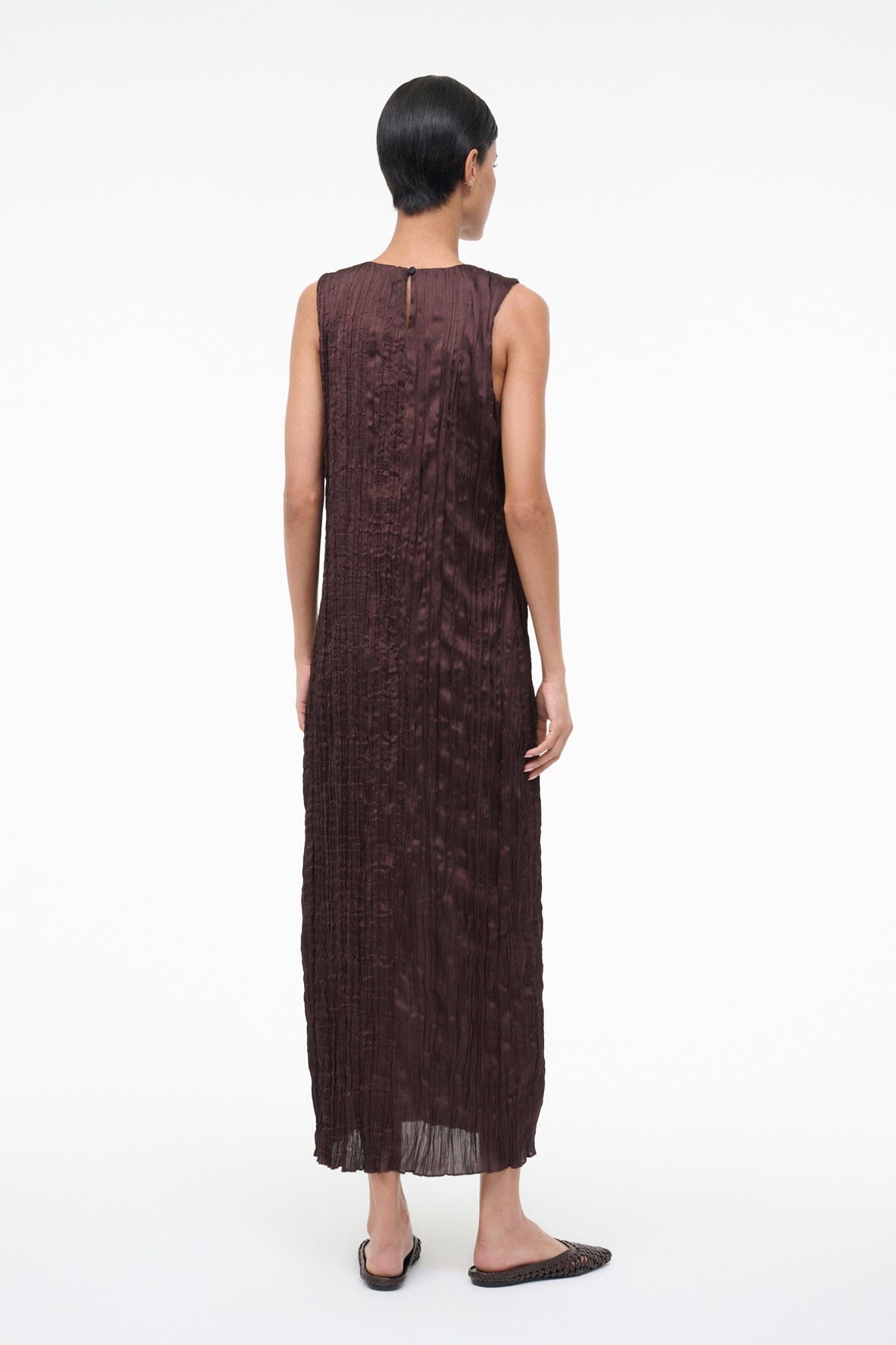 Mizu Dress Earth | STAUD Signature
