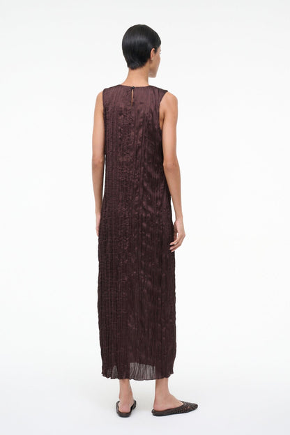 Mizu Dress Earth | STAUD Signature