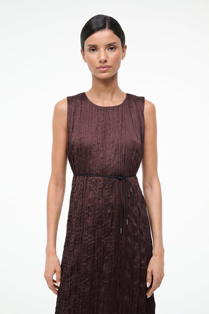 Mizu Dress Earth | STAUD Signature