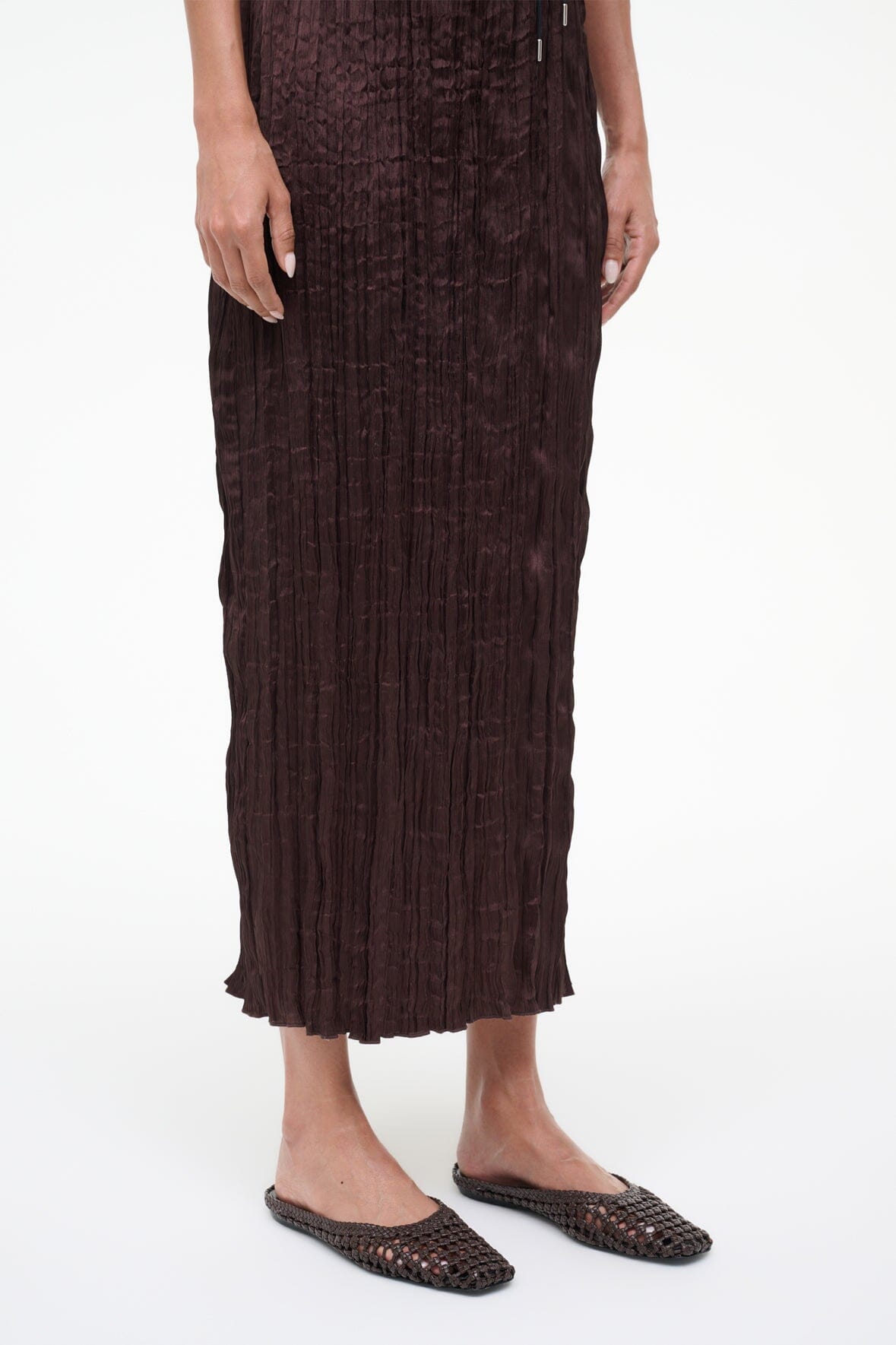 Mizu Dress Earth | STAUD Signature