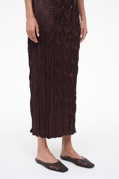 Mizu Dress Earth | STAUD Signature