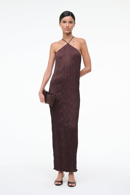 Akari Dress Earth | STAUD Special Offer