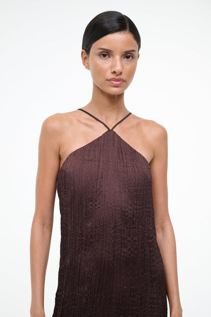 Akari Dress Earth | STAUD Special Offer