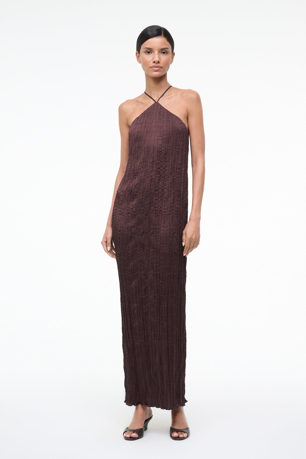 Akari Dress Earth | STAUD Special Offer