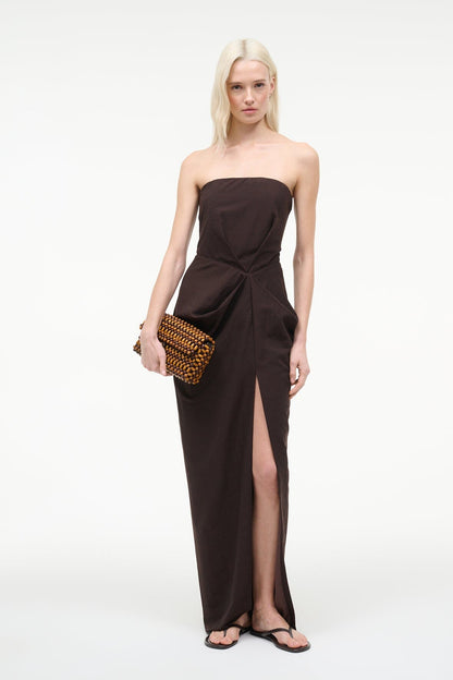 Kara Dress Earth | STAUD New