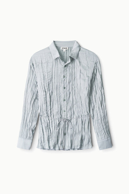 Suki Shirt Silver Sage | STAUD Best Seller