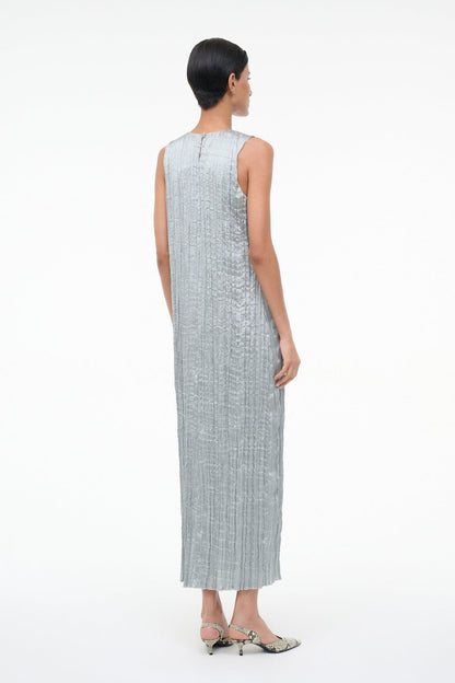 Mizu Dress Silver Sage | STAUD Value