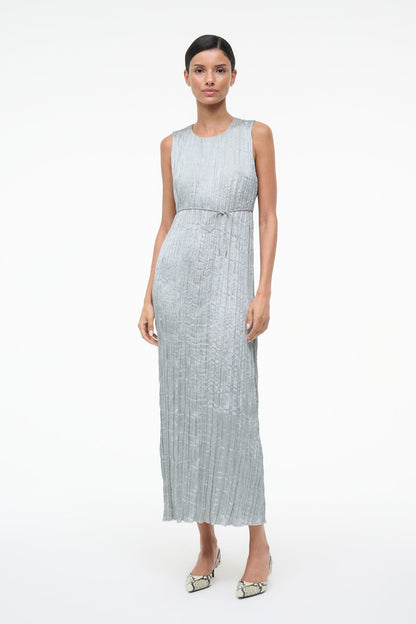 Mizu Dress Silver Sage | STAUD Value
