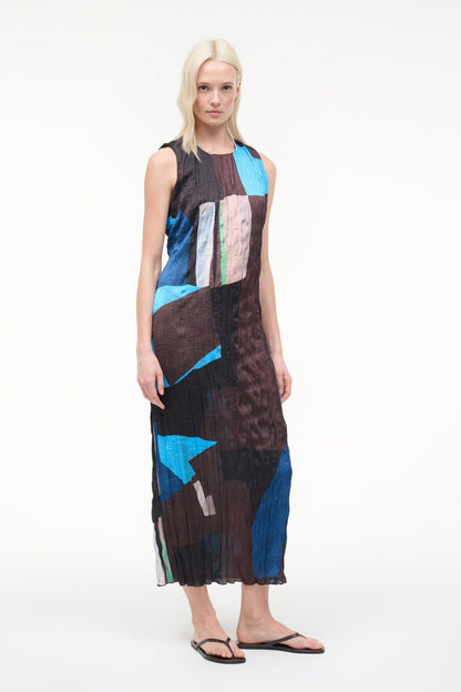 Mizu Dress Blue Prism | STAUD Hot Sale