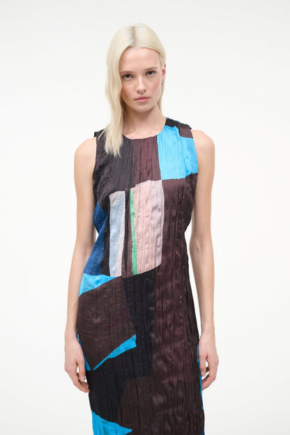 Mizu Dress Blue Prism | STAUD Hot Sale
