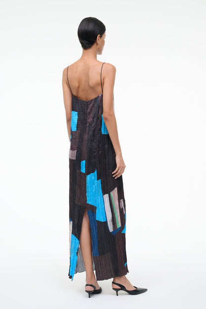 Mae Dress Blue Prism | STAUD Sale