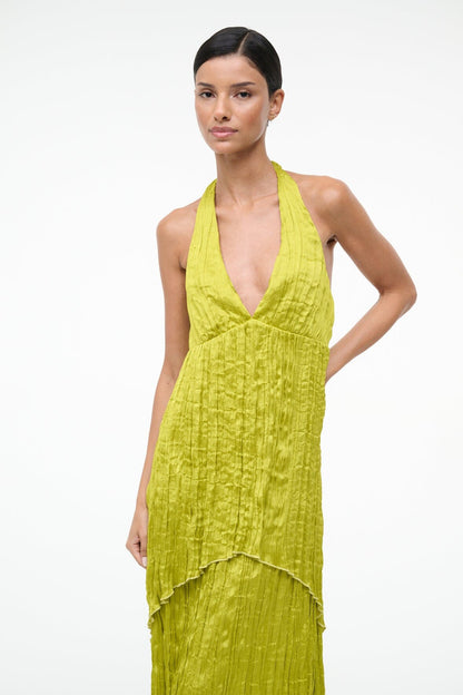 Laurie Dress Chartreuse | STAUD Quality