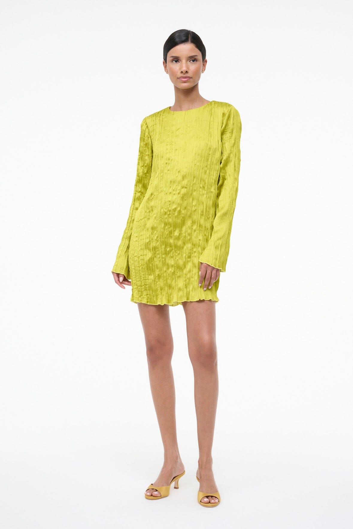 Kona Dress Chartreuse | STAUD Customer Favorite