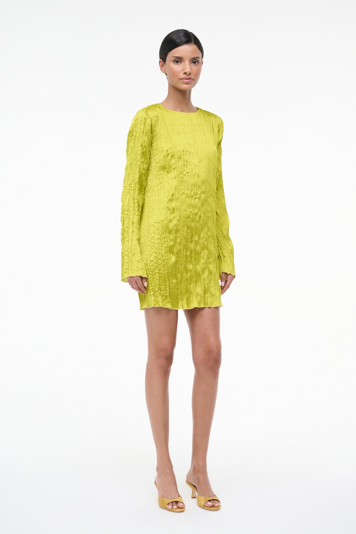 Kona Dress Chartreuse | STAUD Customer Favorite