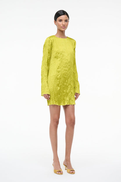 Kona Dress Chartreuse | STAUD Customer Favorite