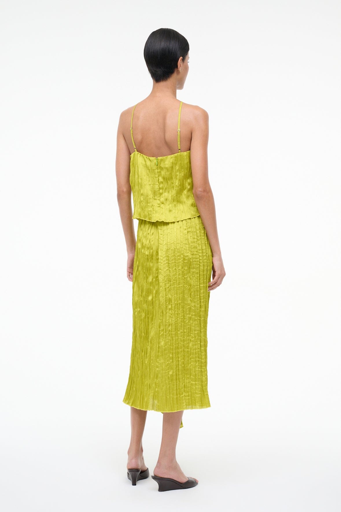 Mai Skirt Chartreuse | STAUD Top Pick