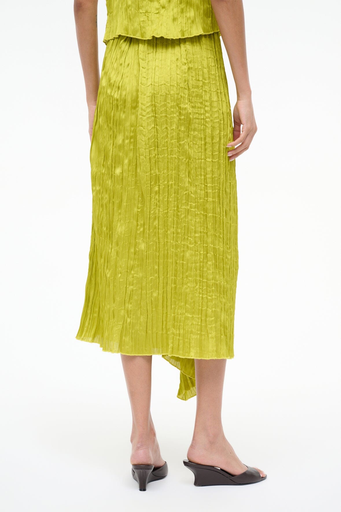 Mai Skirt Chartreuse | STAUD Top Pick