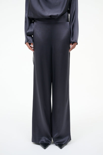 Stroll Silk Pant Nocturne | STAUD Special Offer