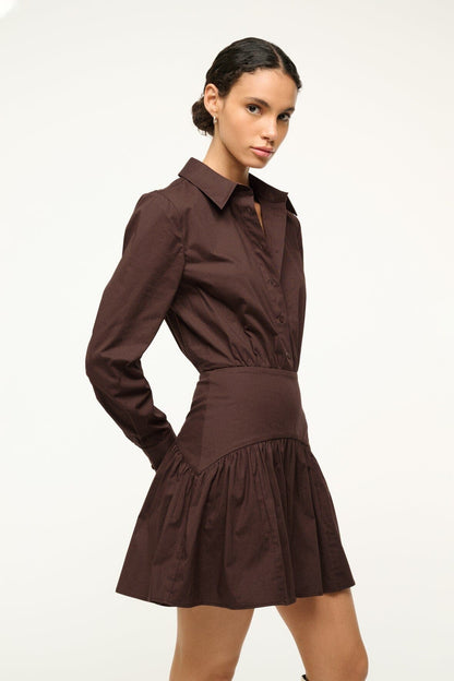 Rocco Mini Dress Earth 1 | STAUD Hot Sale