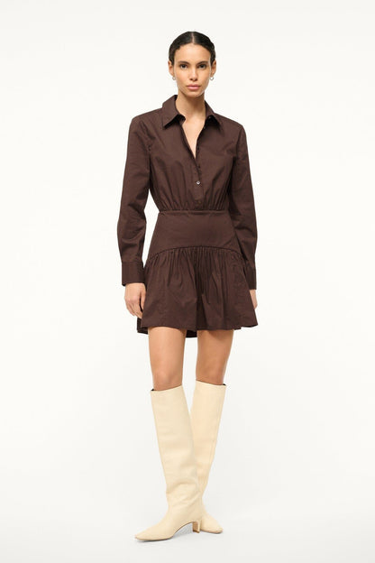 Rocco Mini Dress Earth 1 | STAUD Hot Sale