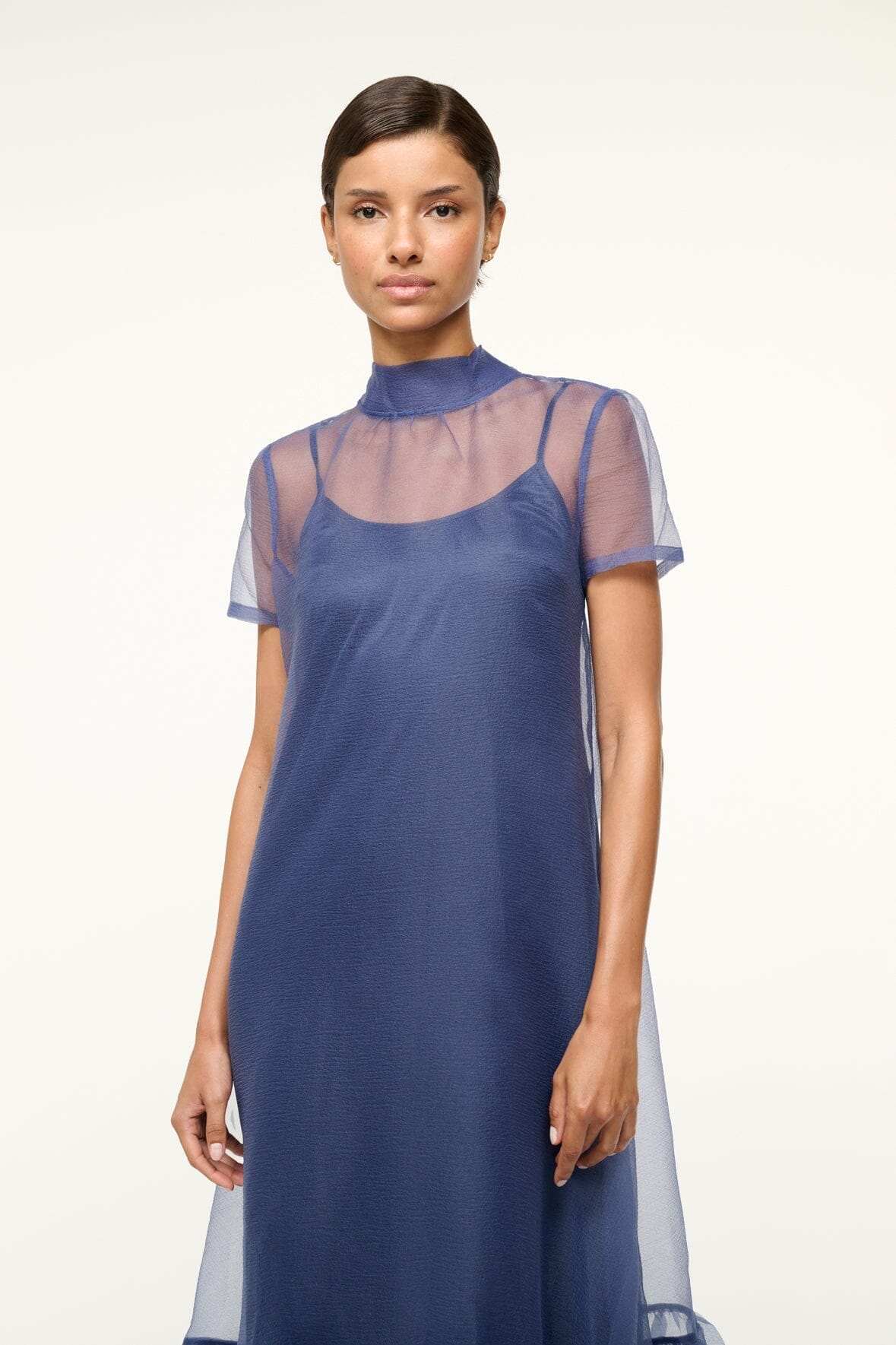 Calluna Dress Navy | STAUD Popular