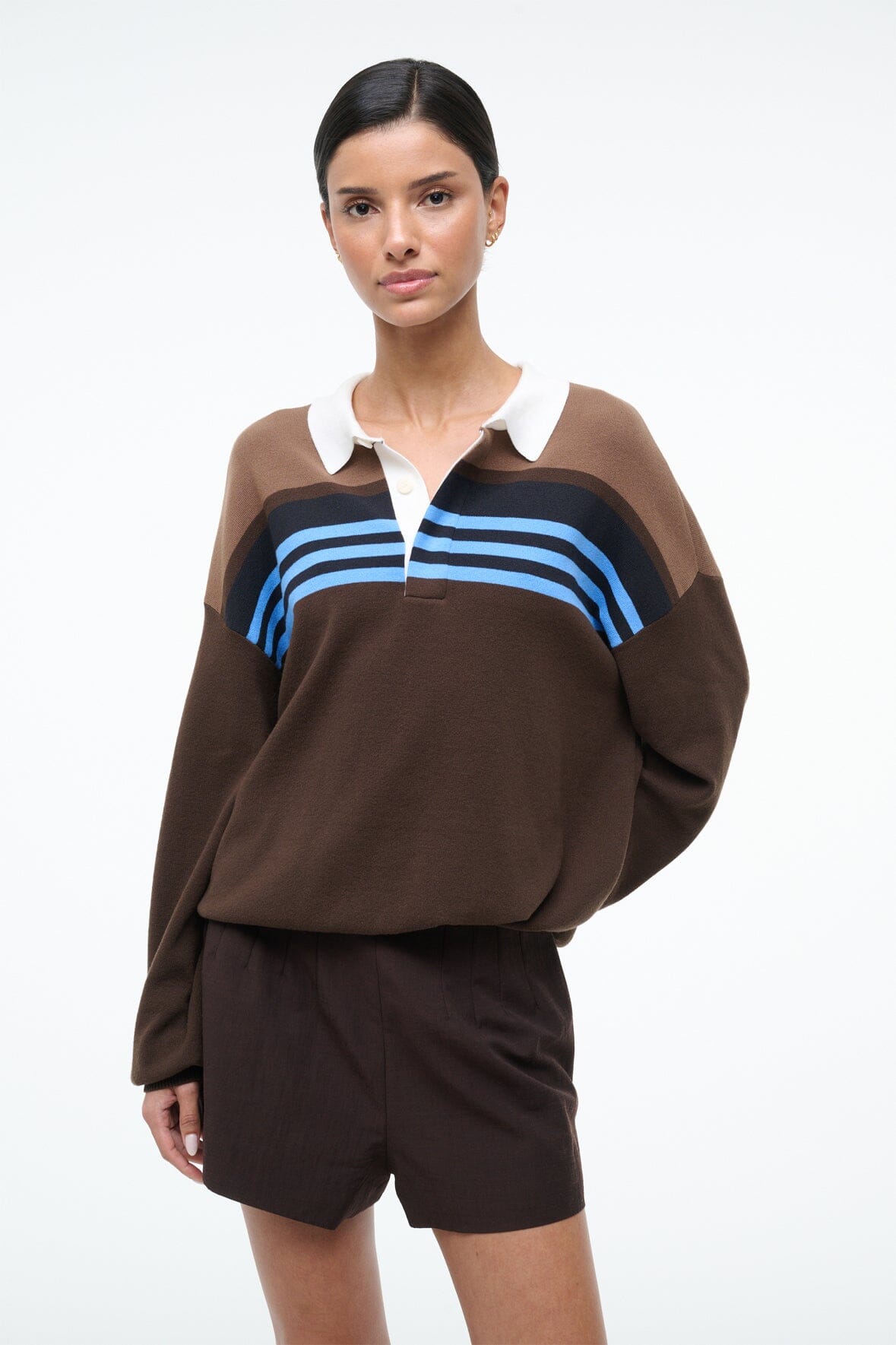 Sail Top Earth Multi Stripe | STAUD Special Offer