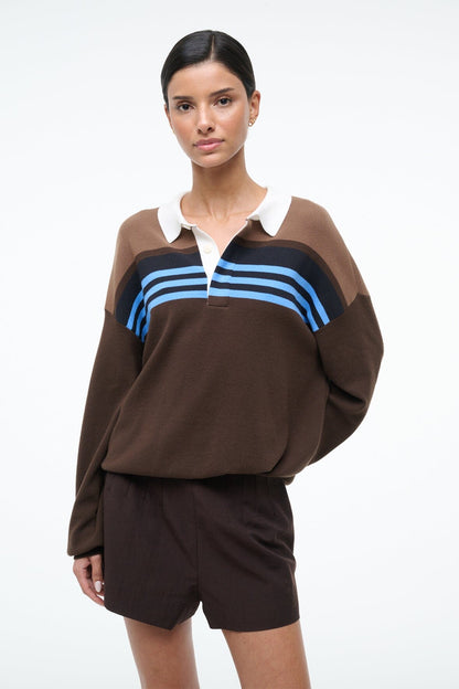 Sail Top Earth Multi Stripe | STAUD Special Offer