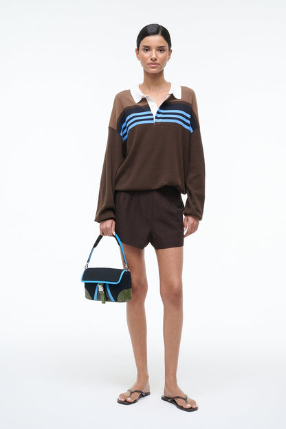Sail Top Earth Multi Stripe | STAUD Special Offer