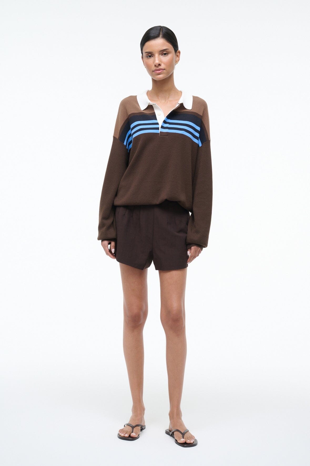 Sail Top Earth Multi Stripe | STAUD Special Offer