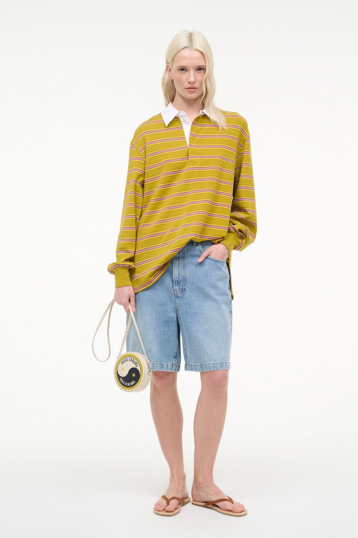 Gavin Shirt Baja Stripe | STAUD Trending