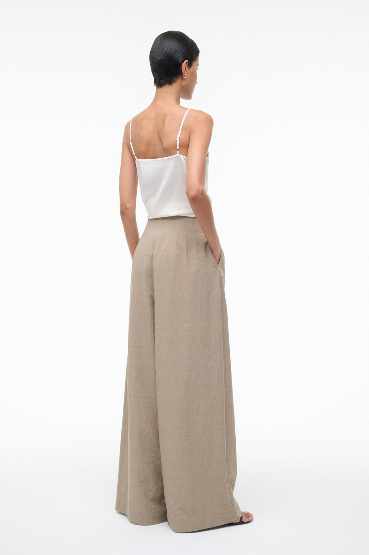 Magpie Pant Natural | STAUD Essential
