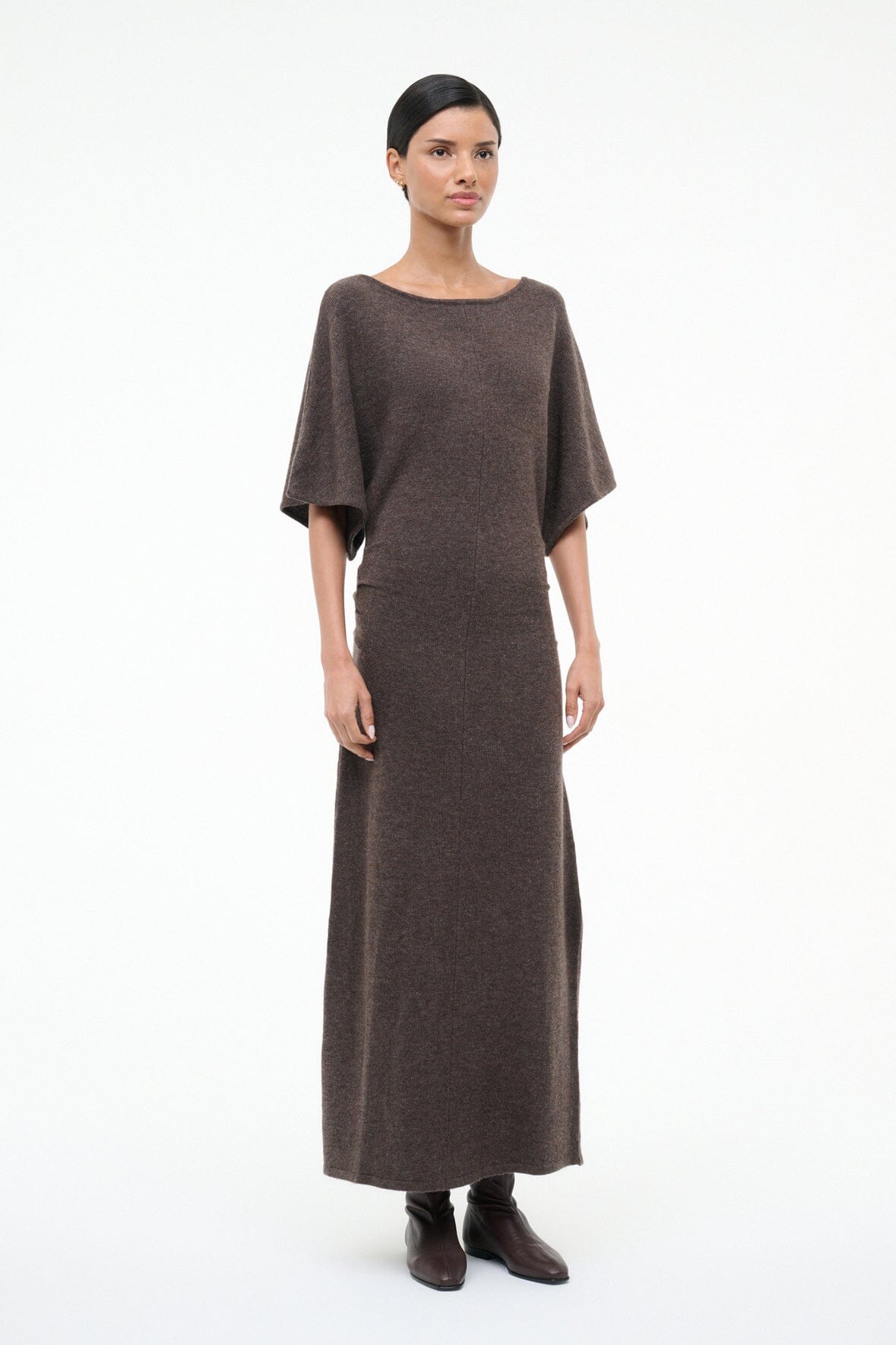 Amelie Sweater Dress Canyon | STAUD Great Value