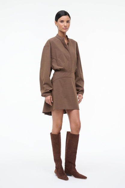 Kiln Dress Nutmeg | STAUD New