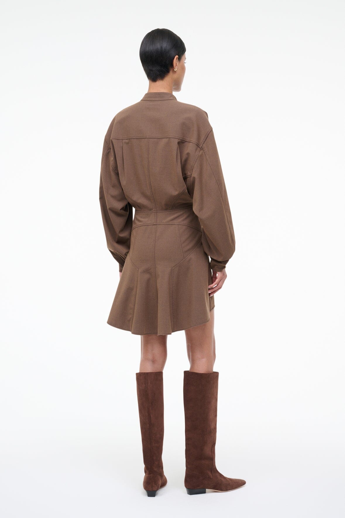 Kiln Dress Nutmeg | STAUD New