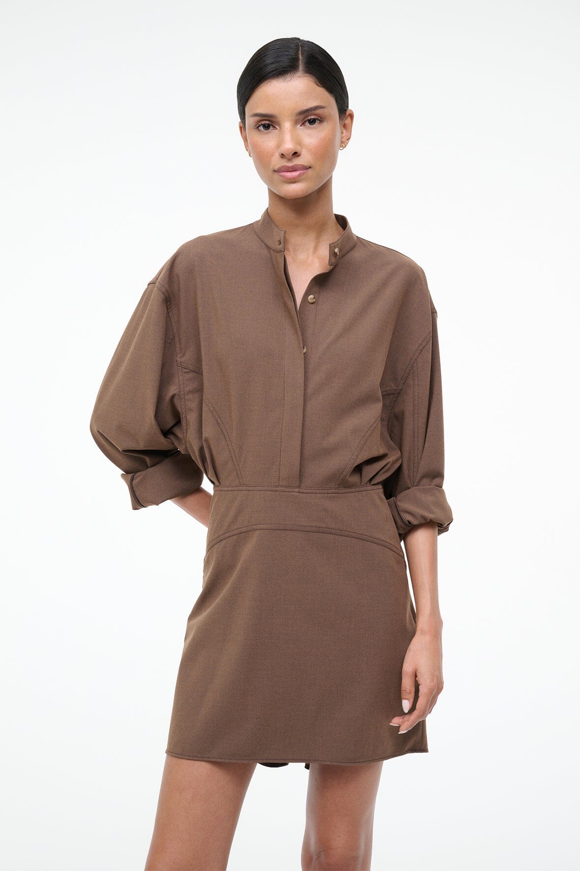 Kiln Dress Nutmeg | STAUD New