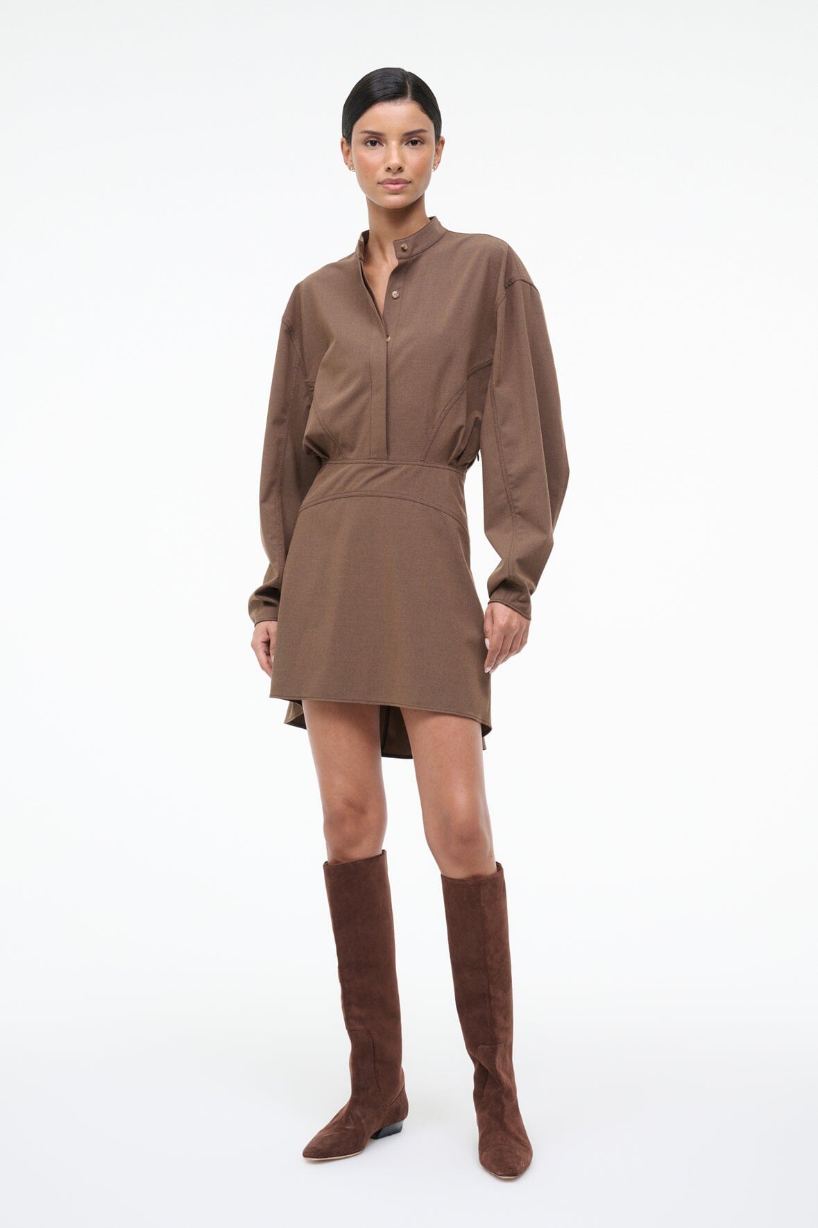 Kiln Dress Nutmeg | STAUD New