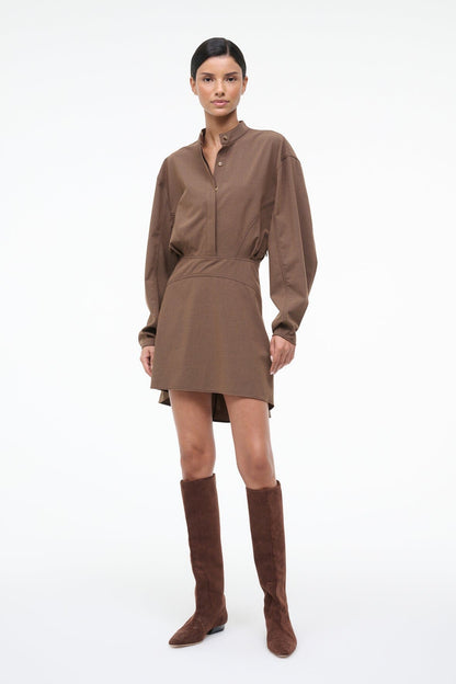 Kiln Dress Nutmeg | STAUD New
