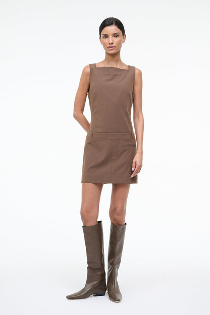 Skyla Dress Nutmeg | STAUD Smart Buy