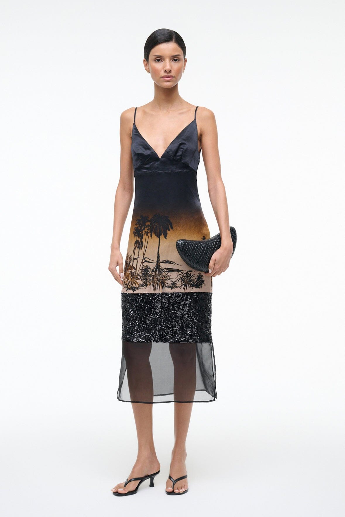Nalu Dress California Nights | STAUD Hot Sale