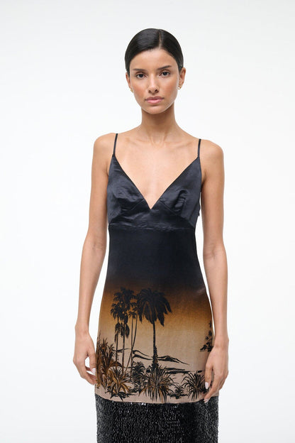 Nalu Dress California Nights | STAUD Hot Sale