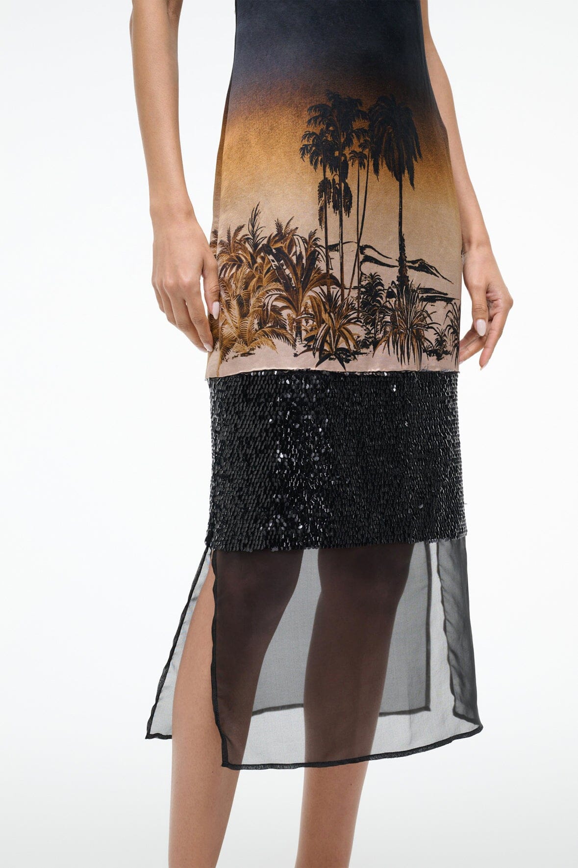 Nalu Dress California Nights | STAUD Hot Sale