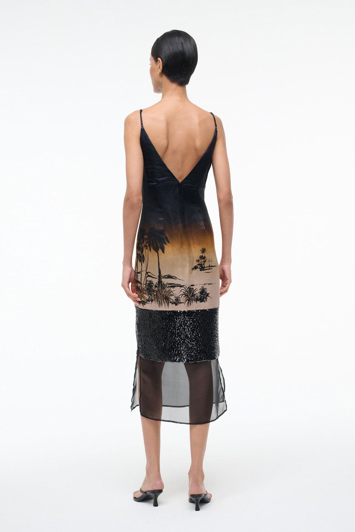 Nalu Dress California Nights | STAUD Hot Sale
